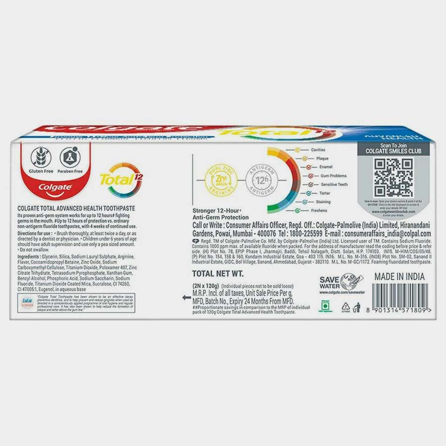 Tooth Paste - Total Sensitive, , large image number null