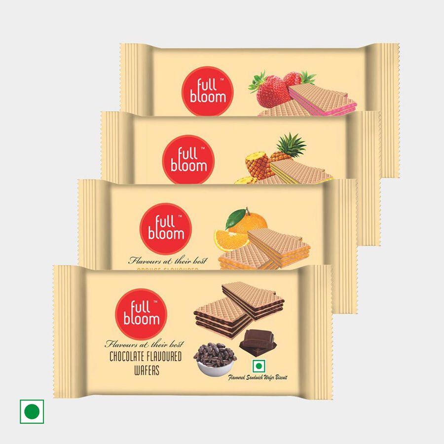 वेफर, 4 असॉर्टेड फ्लेवर का पैक, , large