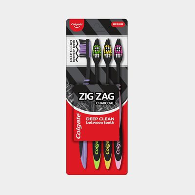 Soft Zig Zag Charcoal Tooth Brush