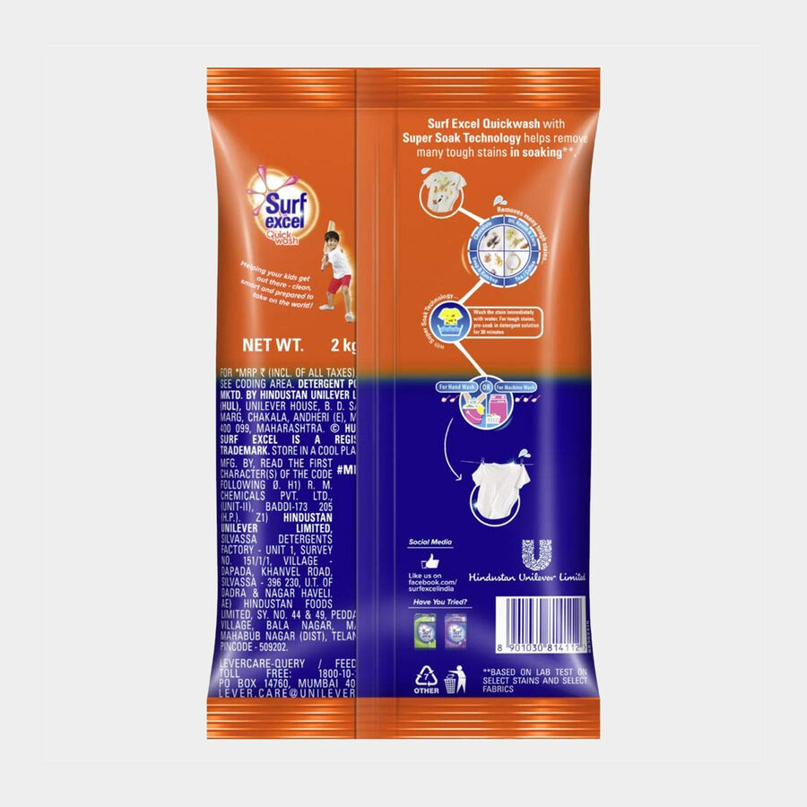 Quick Wash Detergent Powder, , large image number null