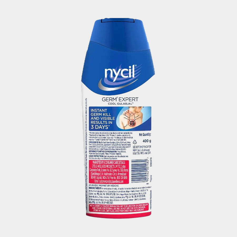 टैल्कम पाउडर - गुलाब जल, , large image number null