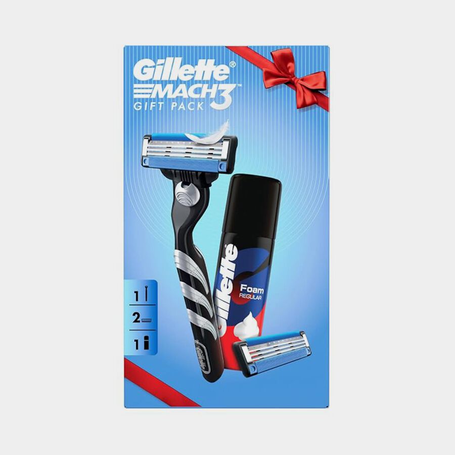 Mach3+Foam Gift Pack, Men, , large