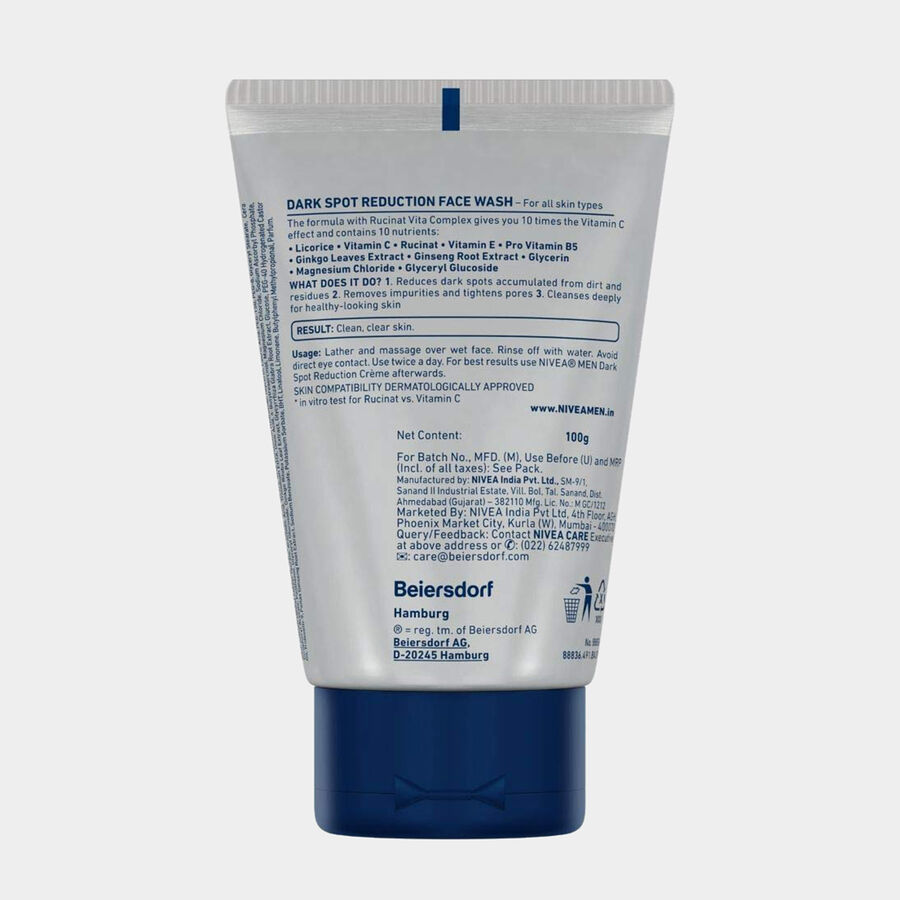 Men Dark Spot Reduction Face Wash, , large image number null