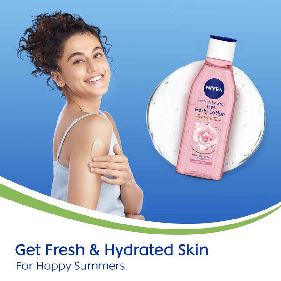 Rose Water Gel Body Lotion, , large image number null