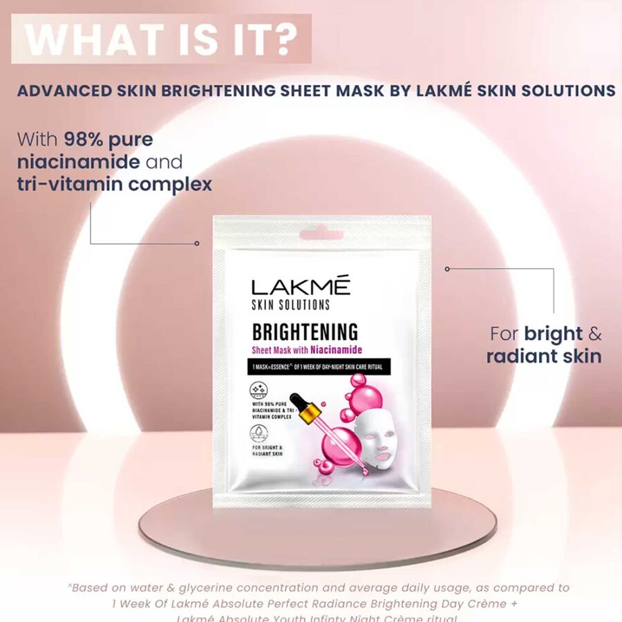 Brightening Sheet Mask with Niacinamide, , large image number null