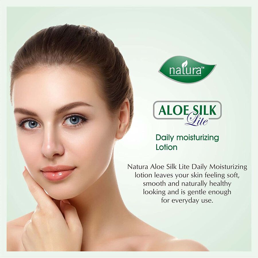 Aloe Silk Light Nourishing Body Lotion, , large image number null