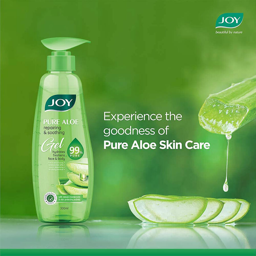 Pure Aloe Repairing & Soothing 99% Pure Aloe Vera Gel for Face & Body, Skin Softening, , large image number null