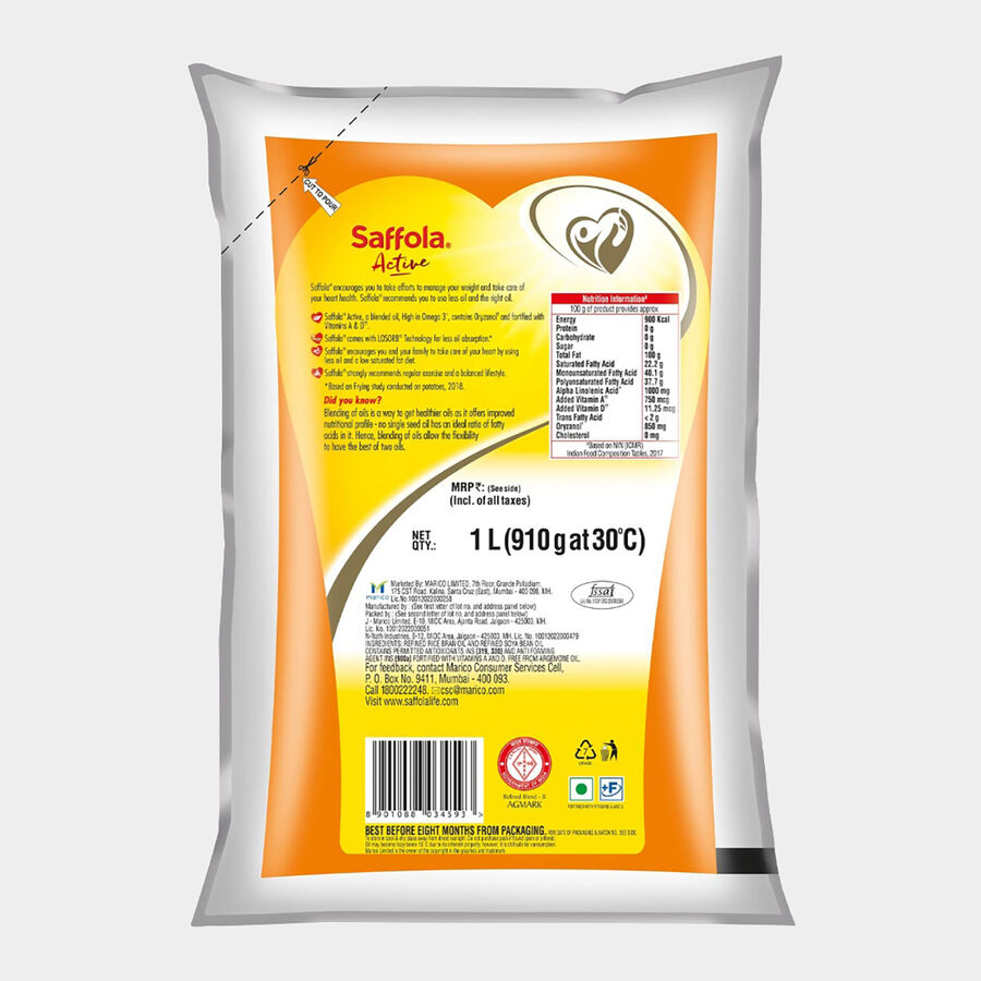 Saffola Active Oil, , large image number null