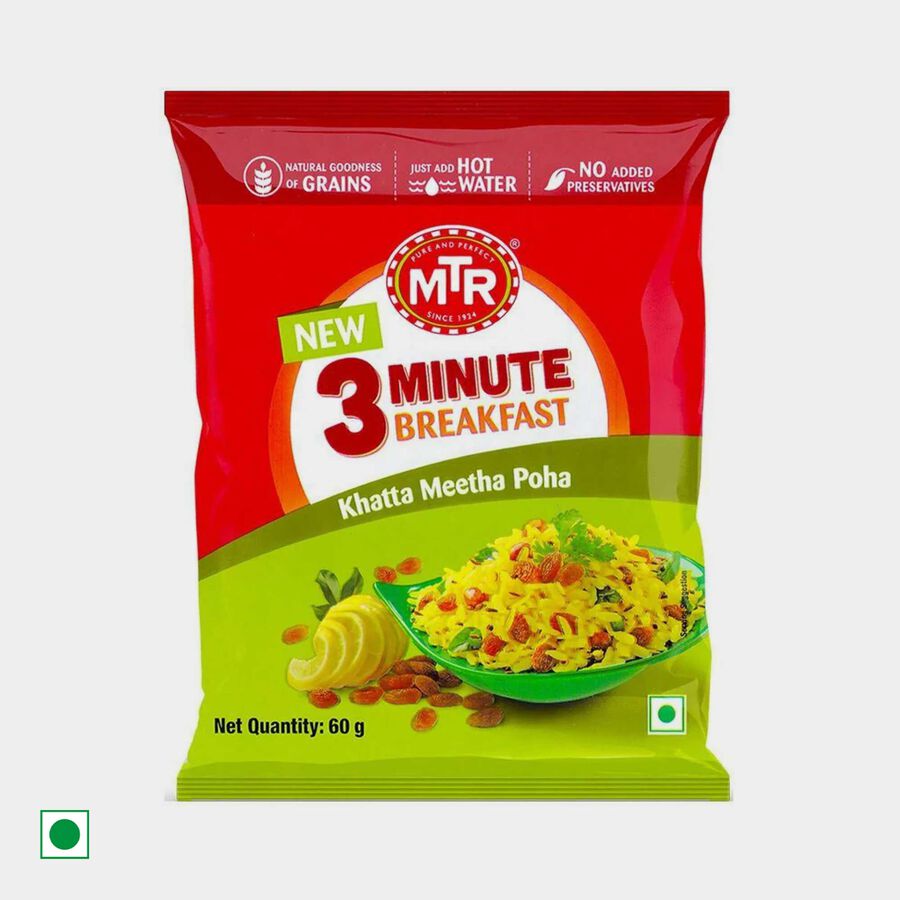 3 Minute Khatta Meetha Poha, 60 g, large
