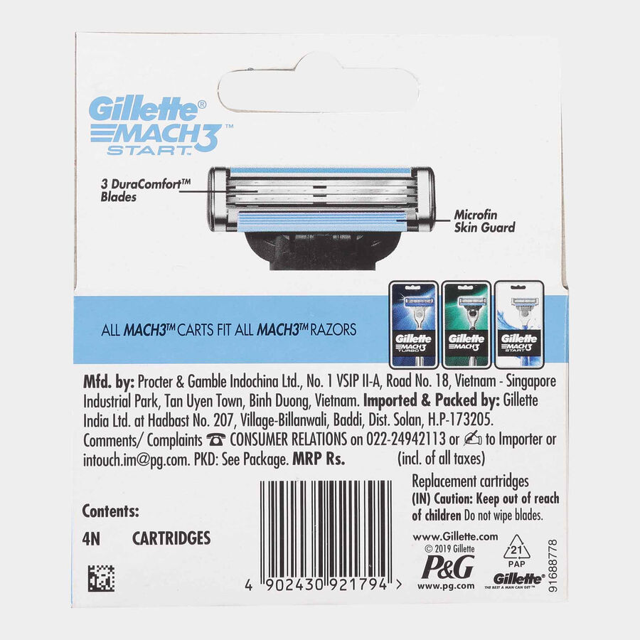 Mach 3 Start Shaving Cartridge, , large image number null