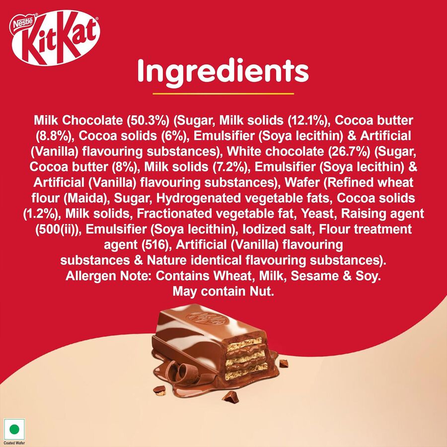 KitKat Delights Double Choco Coated Wafer Bar, , large