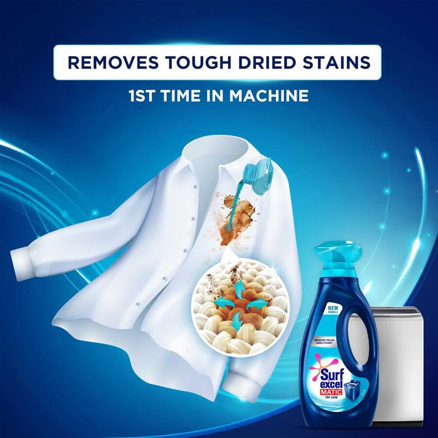 Matic Top Load Liquid Detergent, , large image number null