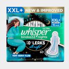 Ultra Bindazzz Nights Sanitary Pads - XXL+, , small