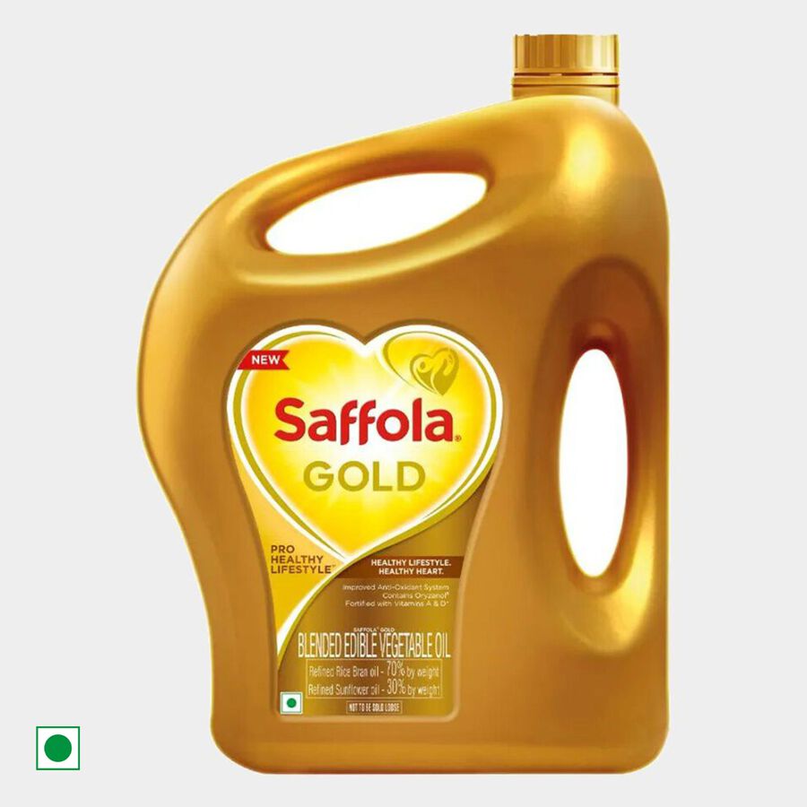 Saffola Gold Oil, 5 L Jar, large image number null