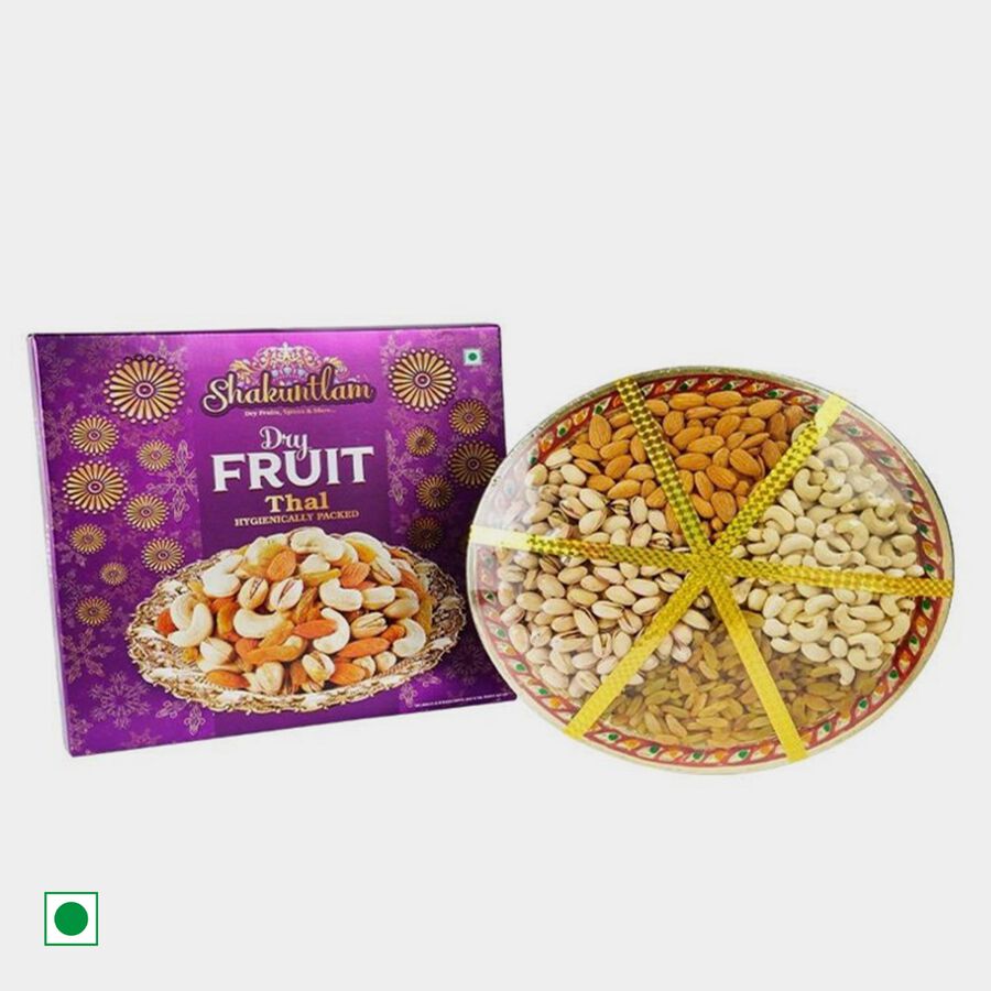 Dry Fruit Gift Thal, , large image number null