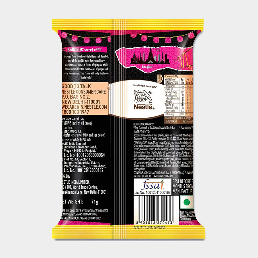 Maggi Fusian Bangkok Sweet Chilli Noodles, , large image number null