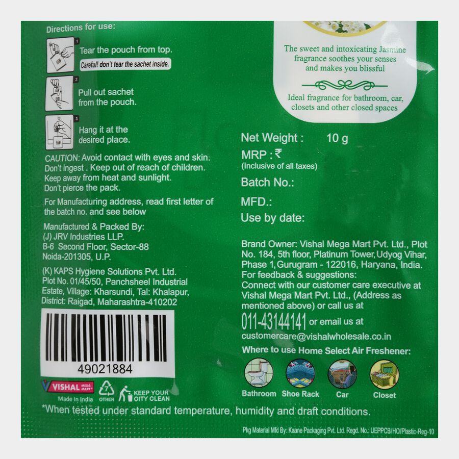 Jasmine Air Freshener, , large image number null