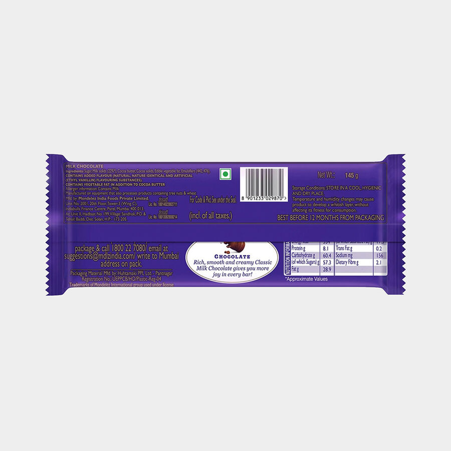 Dairy Milk Chocolate, , large image number null