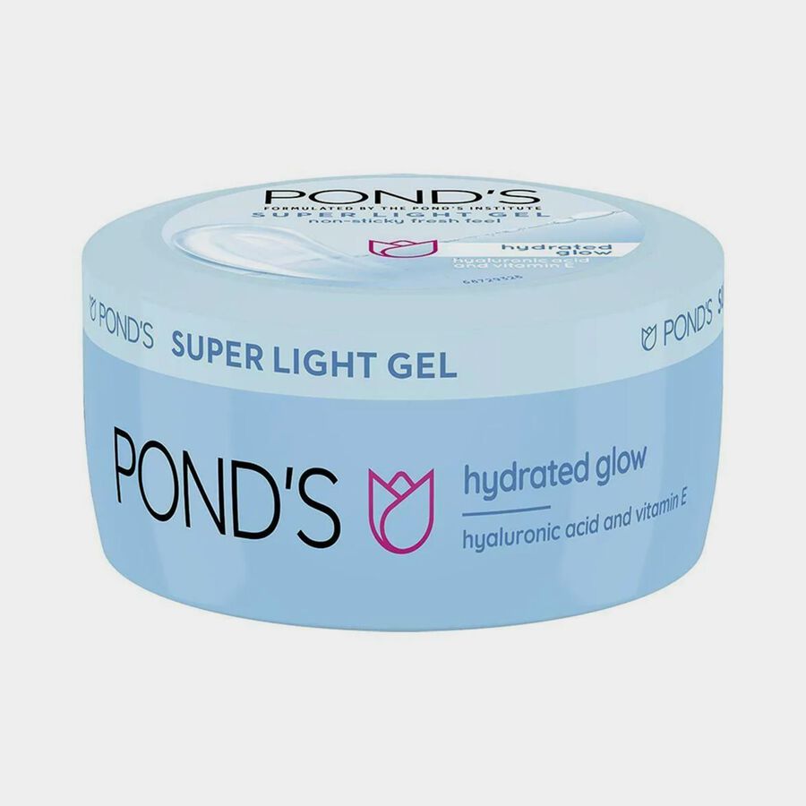 Super Light Gel Moisturiser &ndash; With Hyaluronic Acid & Vitamin E, For Glowing Skin, , large