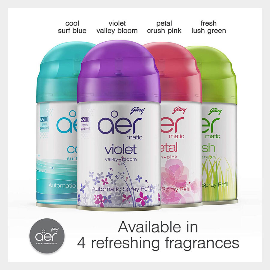Aer Matic Automatic Room Freshener Refill Violet Valley Bloom, , large image number null
