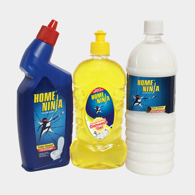Floor Cleaner + Toilet Cleaner + Dish wash Liquid