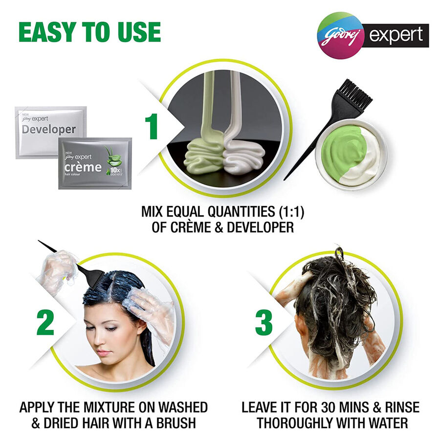 Hair Color Cream - Natural Brown, , large image number null