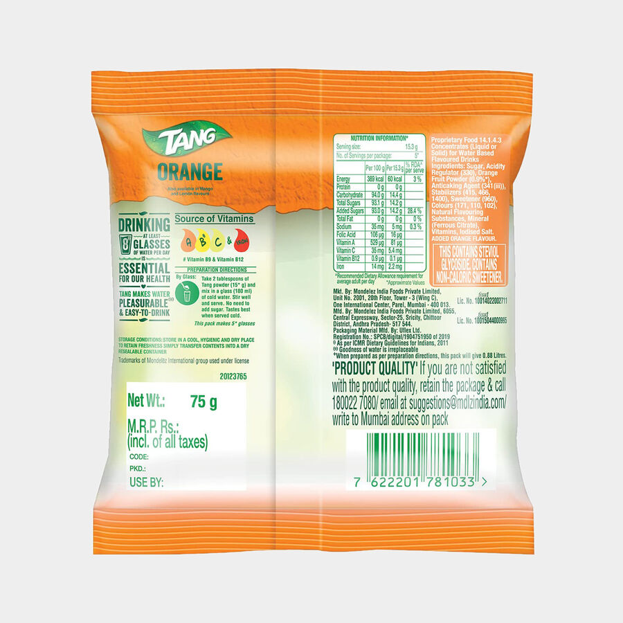 Instant Drink Mix - Orange, , large