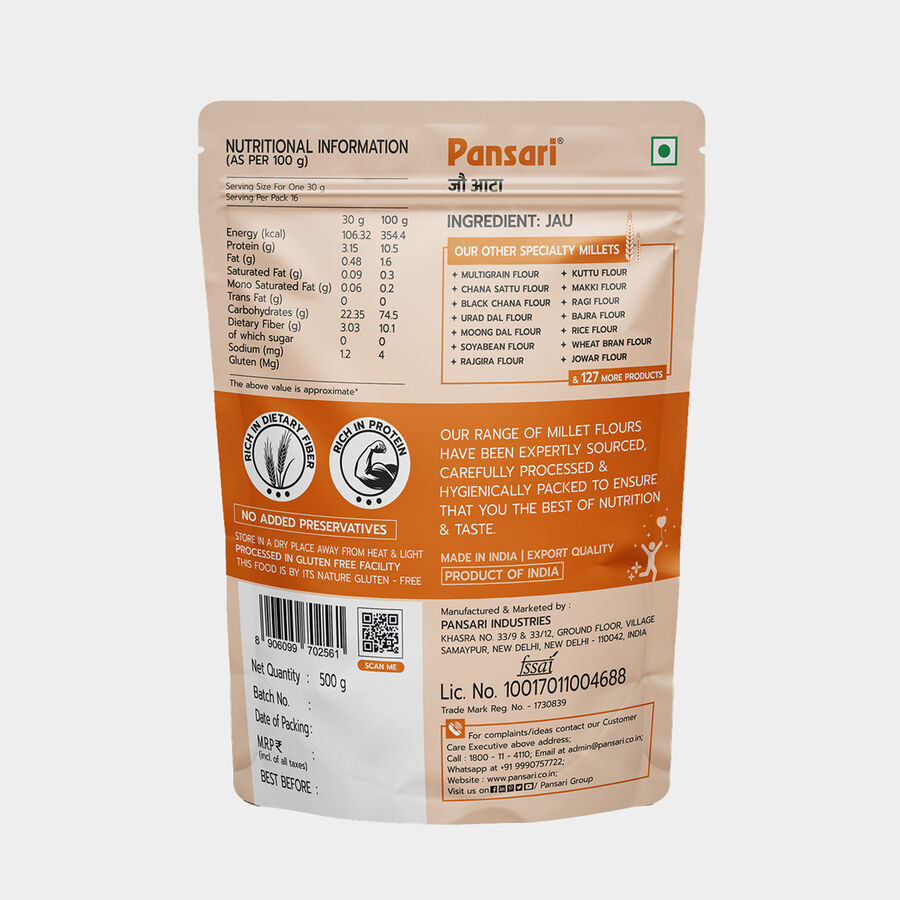 Pansari Jau Flour / Barley Millet, , large image number null