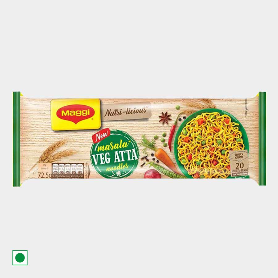 Maggi Nutri-Licious Veg Atta Masala Noodles, , large