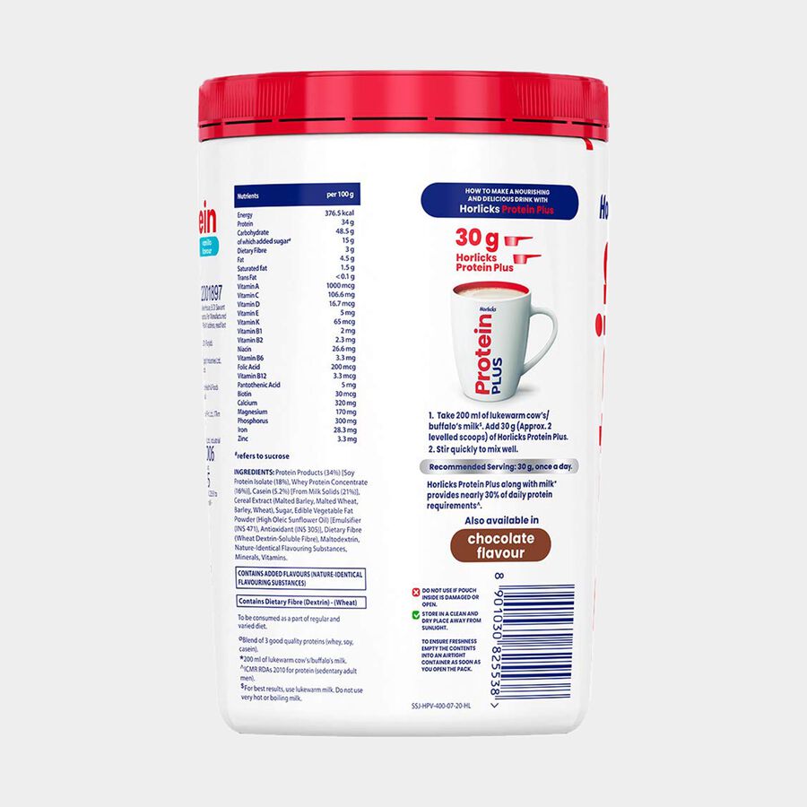 Protien Plus Vanilla Malted Drink, , large image number null