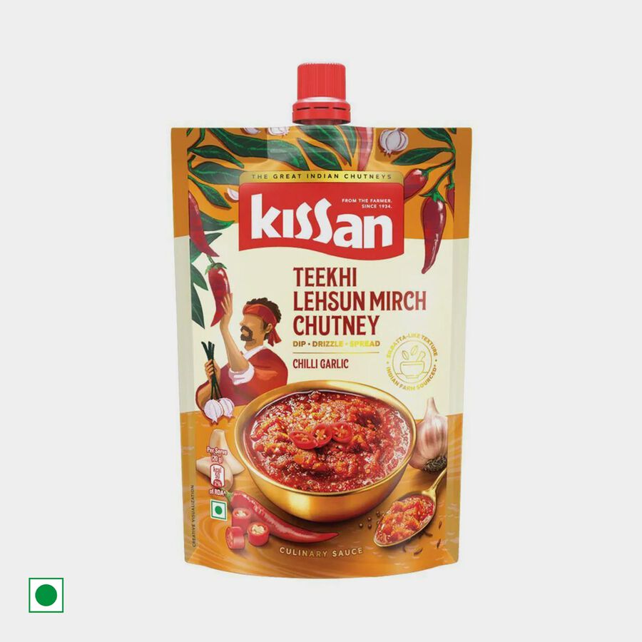 Teekhi Lehsun Mirch Chutney, 200 g, large