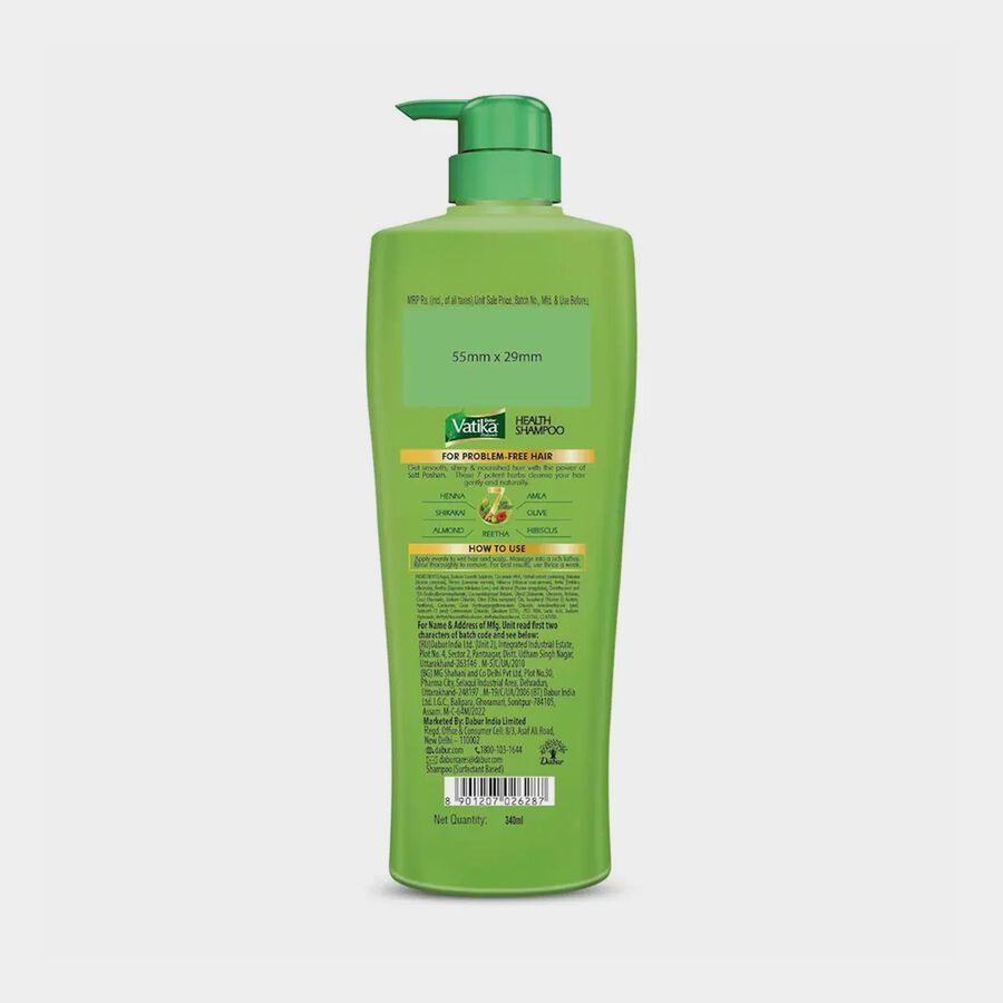 Vatika Health Shampoo, 340 ml X 2, large