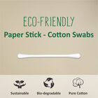 Cotton Ear Buds made with White Paper Stick, , small image number null
