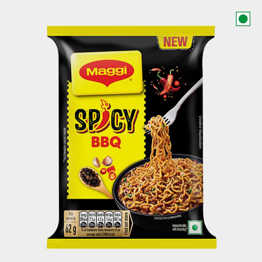 Maggi Spicy BBQ Noodles, , large image number null