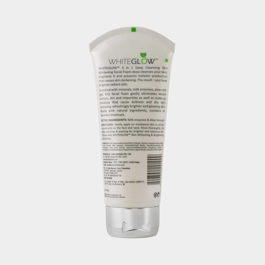 3 In 1 Deep Cleansing Facial Foam, , large image number null