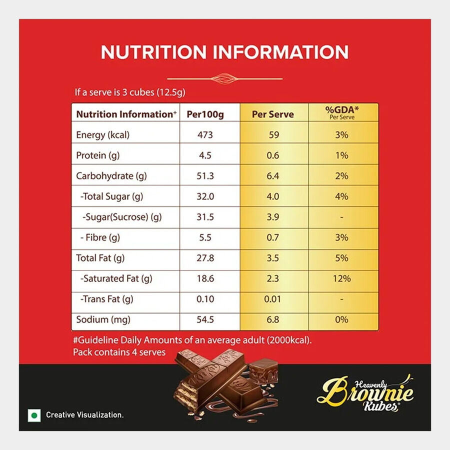 KitKat Desert Delight Brownie Kubes, , large image number null