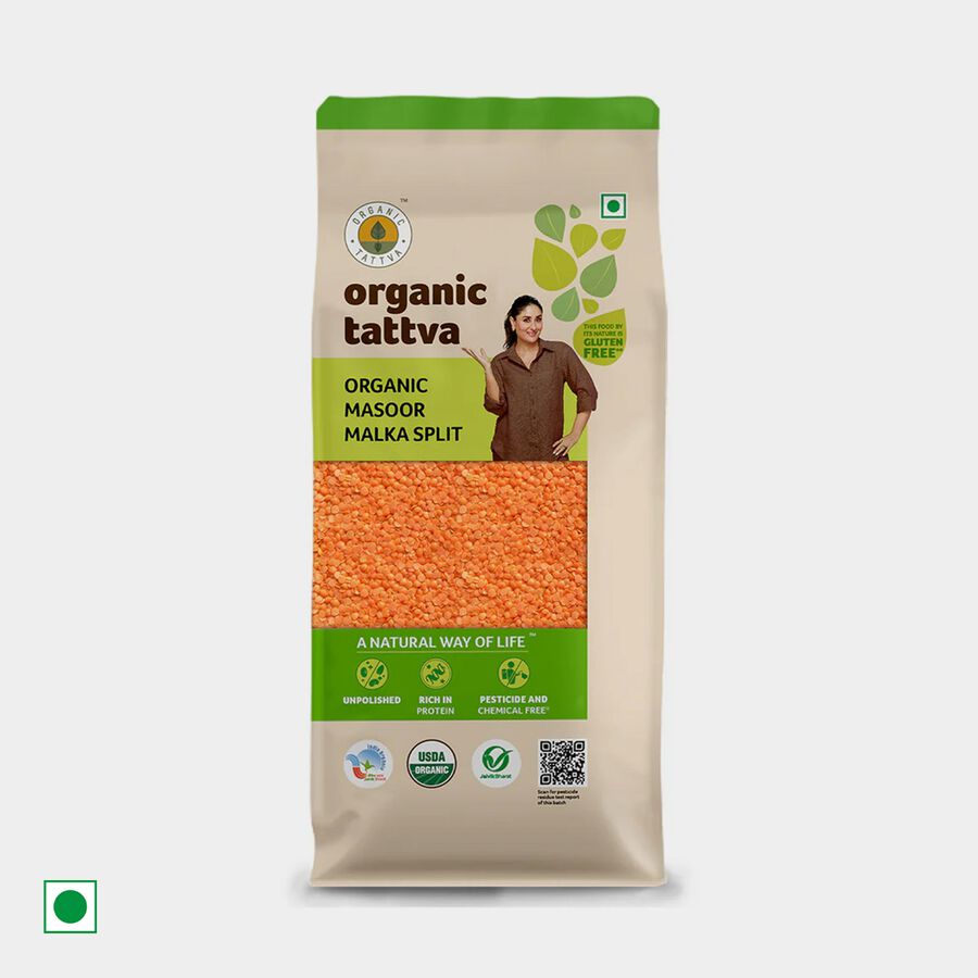 Organic Masoor Dal Split, , large
