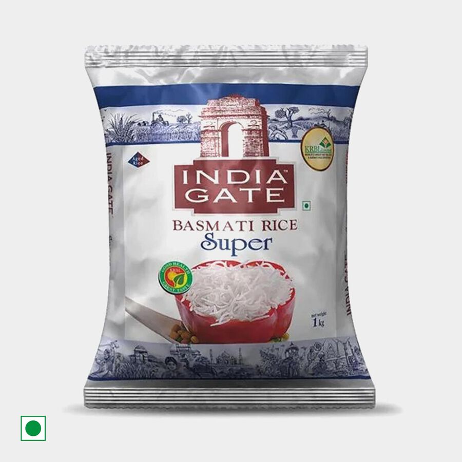 Super Basmati Rice / Chawal, 1kg, , large image number null