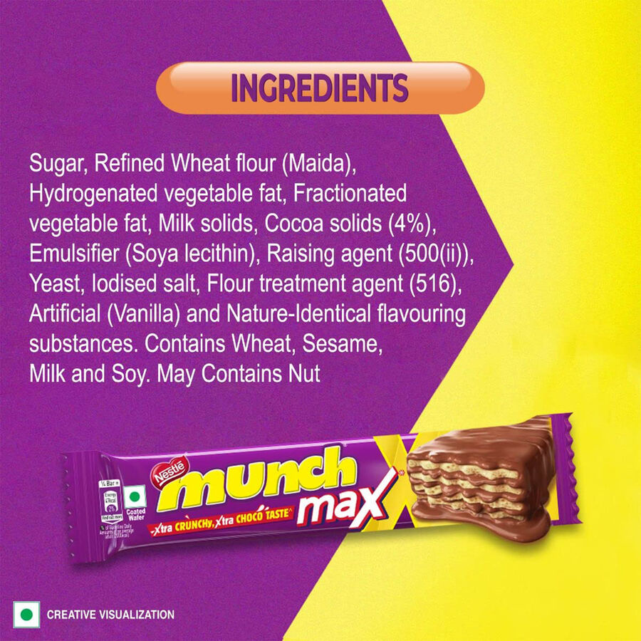 MUNCH Max Choco Coated Crunchy Wafer, , large image number null