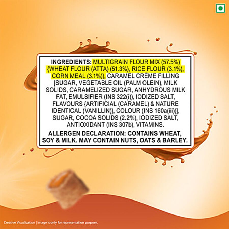 Multigrain Caramel Flavour Chocos Fills, , large image number null