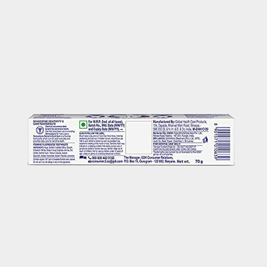Sensitvity & Gum Toothpaste, , large image number null