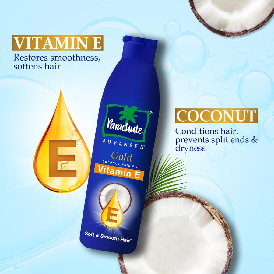 Advansed Gold Vitamin E Coconut Hair Oil, 300 ml, large