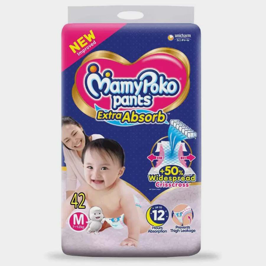 Baby Diaper - Ex Absorb Pant (M42), , large image number null