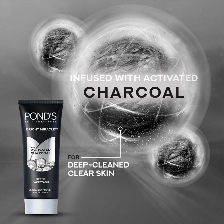 Pure Detox Anti-Pollution Purity Face Wash With Activated Charcoal, , large