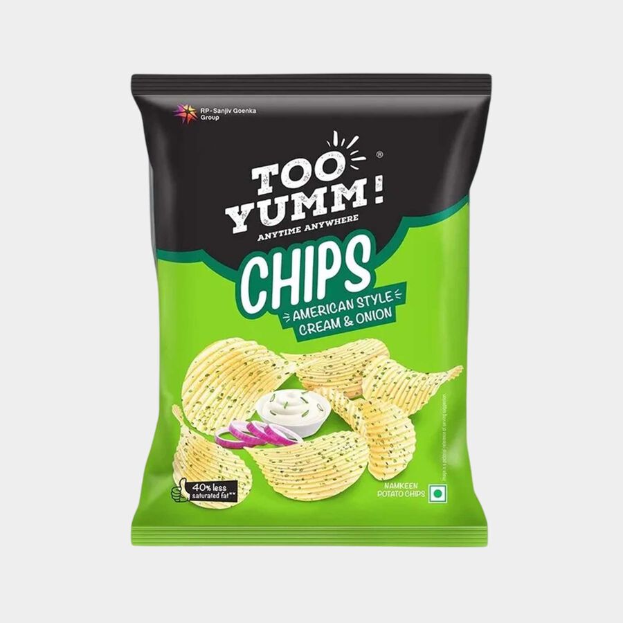 American Style Cream & Onion Potato Chips, , large image number null