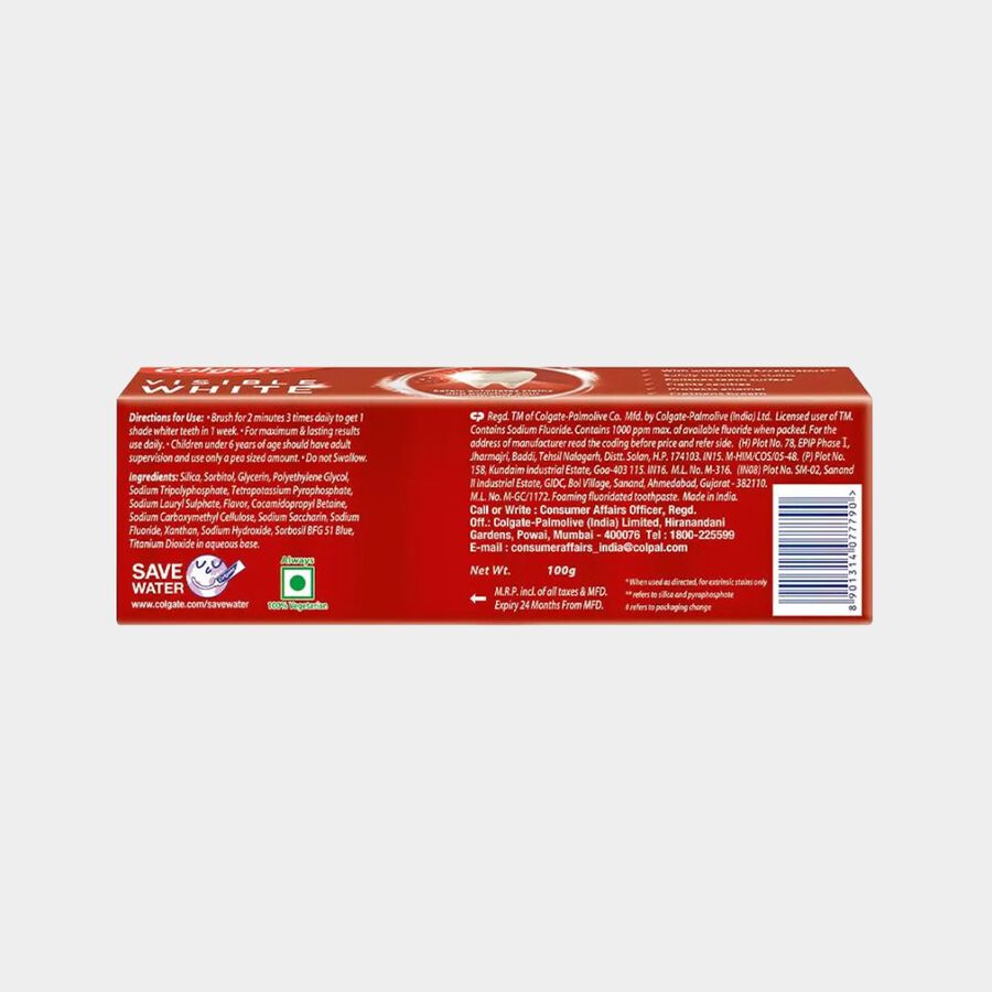 Visible White Tooth Paste, , large image number null