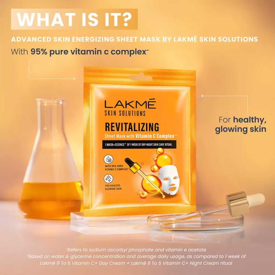 Revitalizing Sheet Mask with Vitamin C , , large image number null