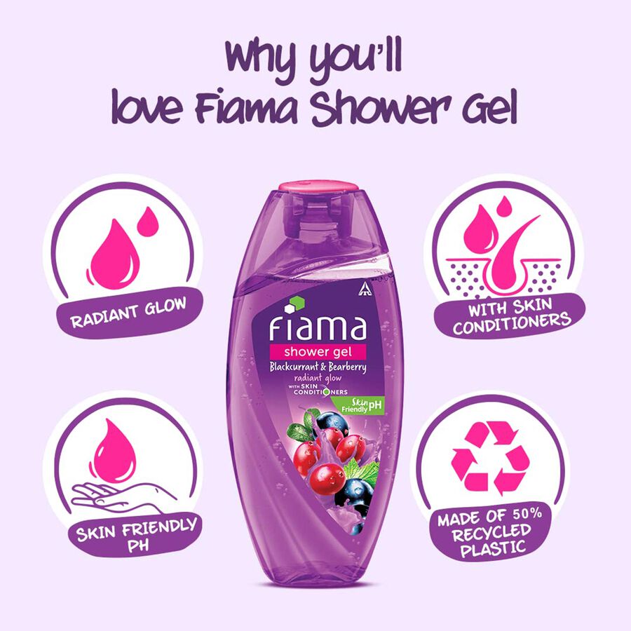Blackcurrant & Bearberry Shower Gel, , large