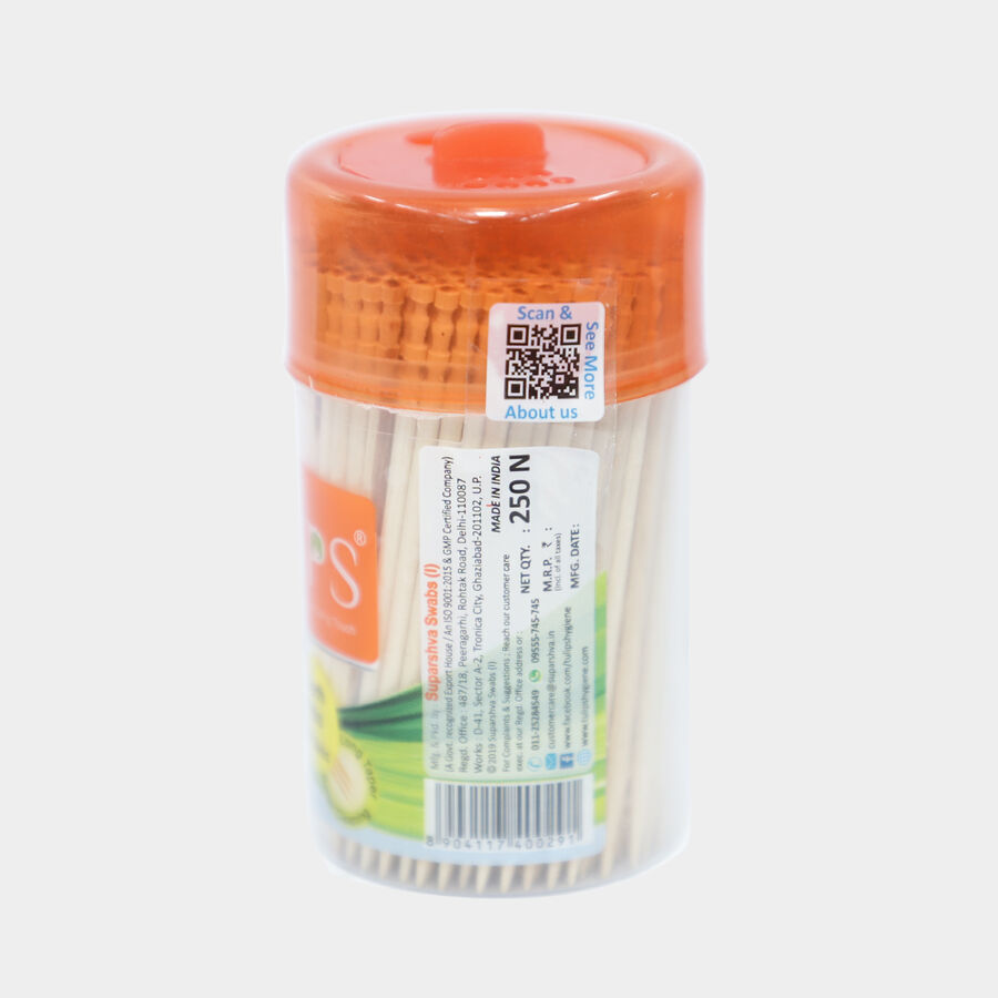 Tulips Cotton Buds Flat box 200 Pcs., , large image number null