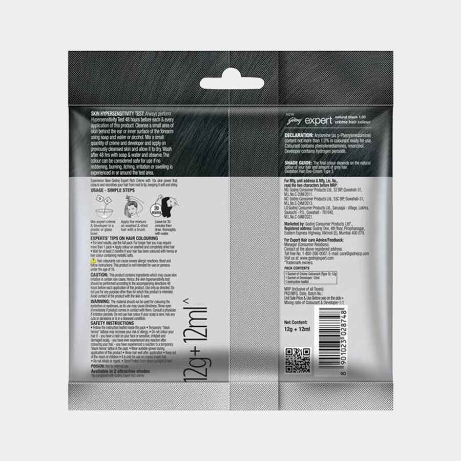 Hair Color Black Mini, , large image number null